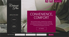 Desktop Screenshot of creekwoodplace.com